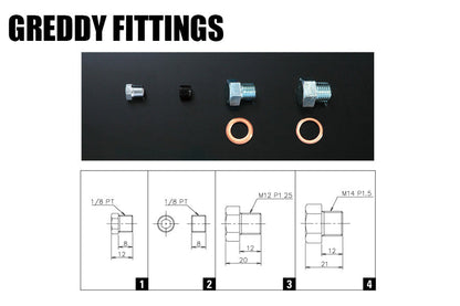 GReddy PLUG BOLT UNION NO.1 1/8 11900670