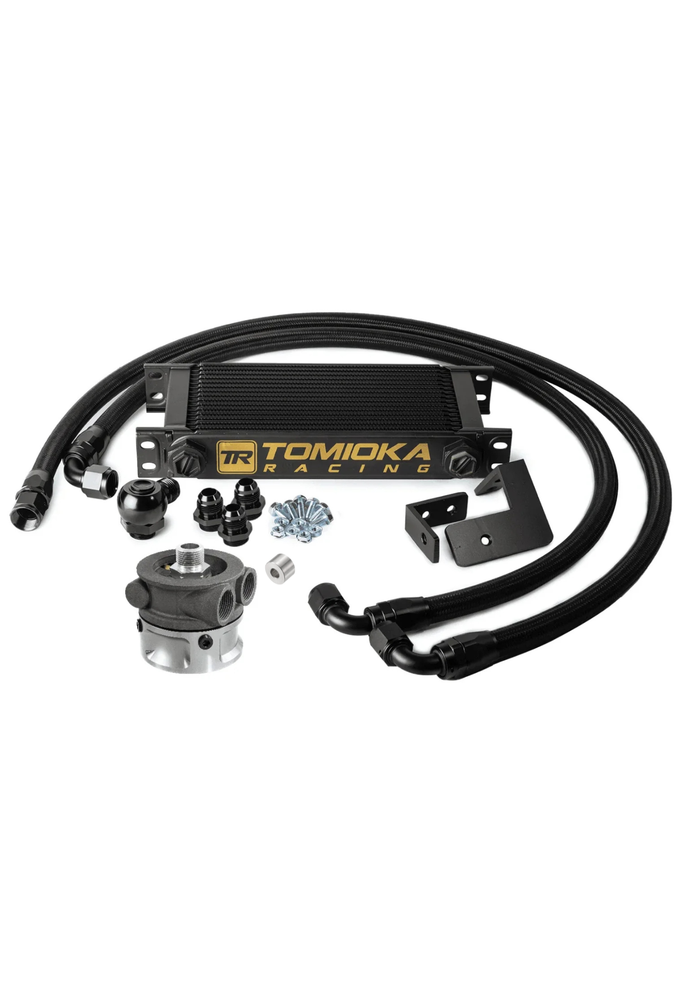 Tomioka Racing (TR) TR Oil Cooler Kit for 2022+ Subaru WRX FA24F VB with Thermostat 180°F (TR-ES2046)