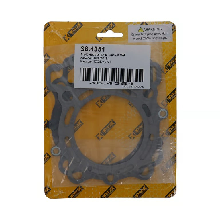 ProX KX250 21-22/KX250XC 21-22 Head & Base Gasket Set 36.4351