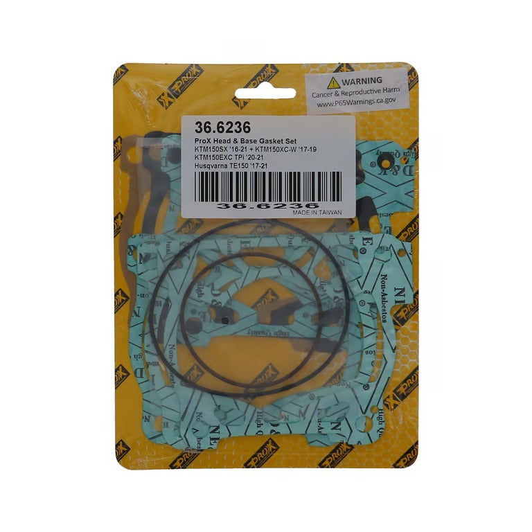 ProX KTM150SX 16-22/TE150 17-22 Head & Base Gasket Set 36.6236