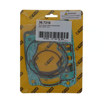 ProX Beta 125RR 18-22 Head & Base Gasket Set 36.7218