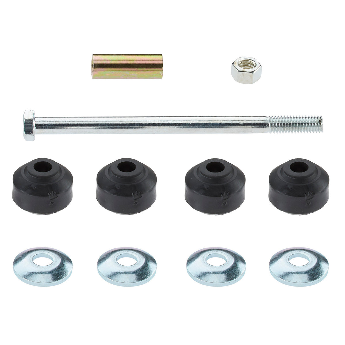 Moog Stabilizer Bar Link Kit:Sway Bar End Link, Thermoplastic Bushings