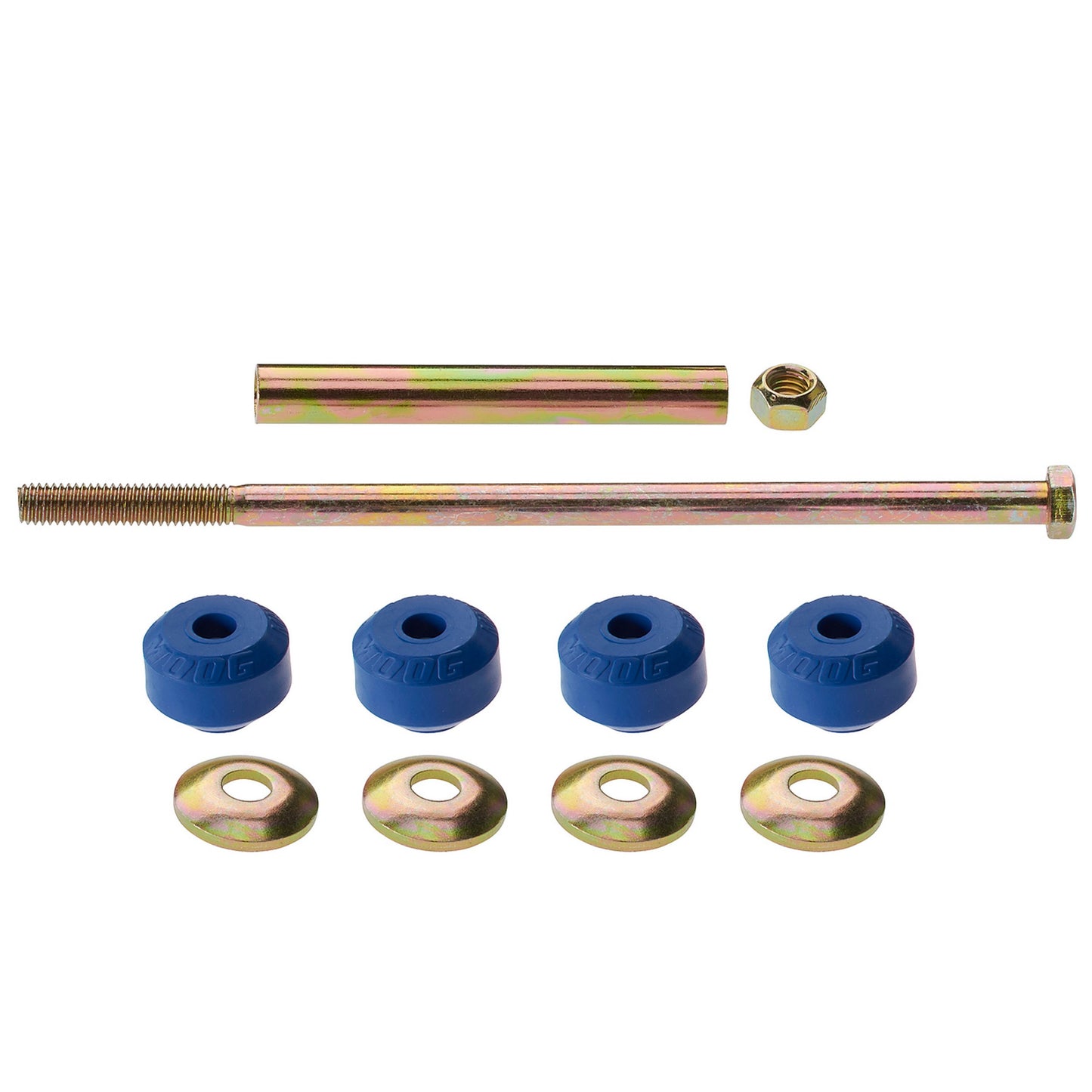 Moog Stabilizer Bar Link Kit:Sway Bar End Link:Thermoplastic Bushings