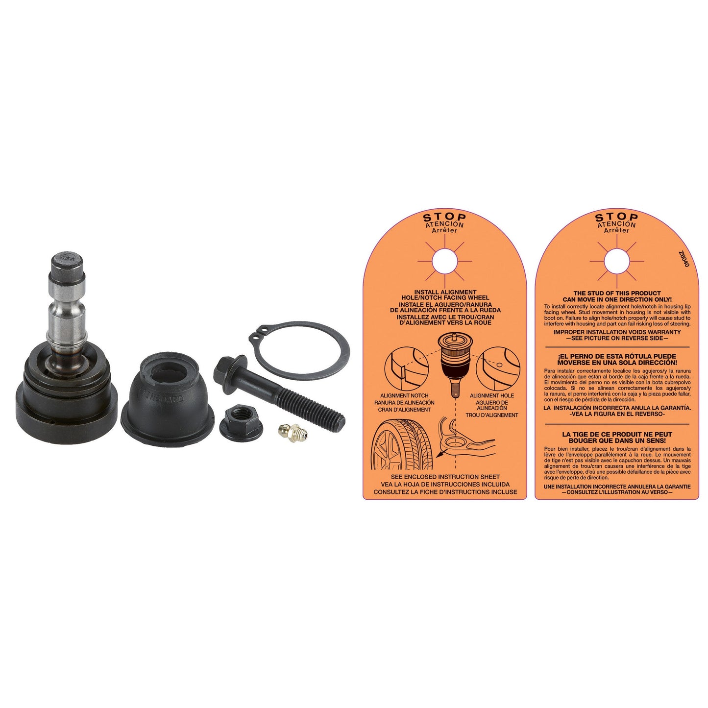 Moog Ball Joint:Upper,Ford,Mazda,RWD
