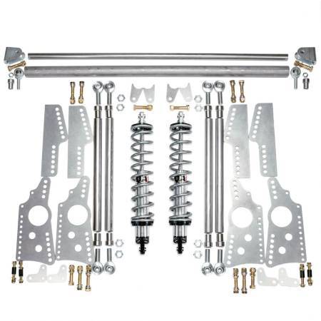 QA1 Precision Products 4-Link Kit Dbl Adj Shock 110lb Springs Suspension Kits Rear Suspension Kits main image