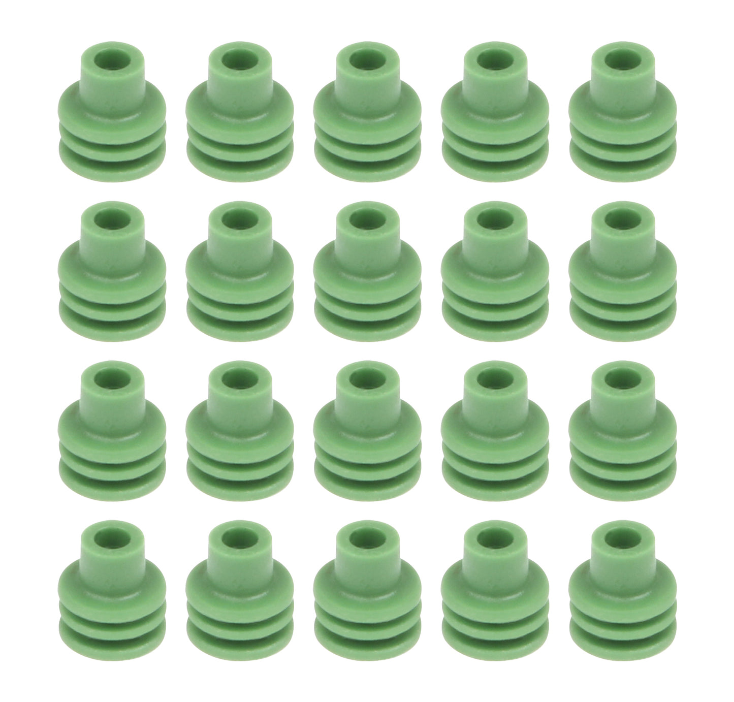 QUICKCAR RACING PRODUCTS Green Weatherpack Seals 20 pack Ignitions and Electrical Wiring Components main image