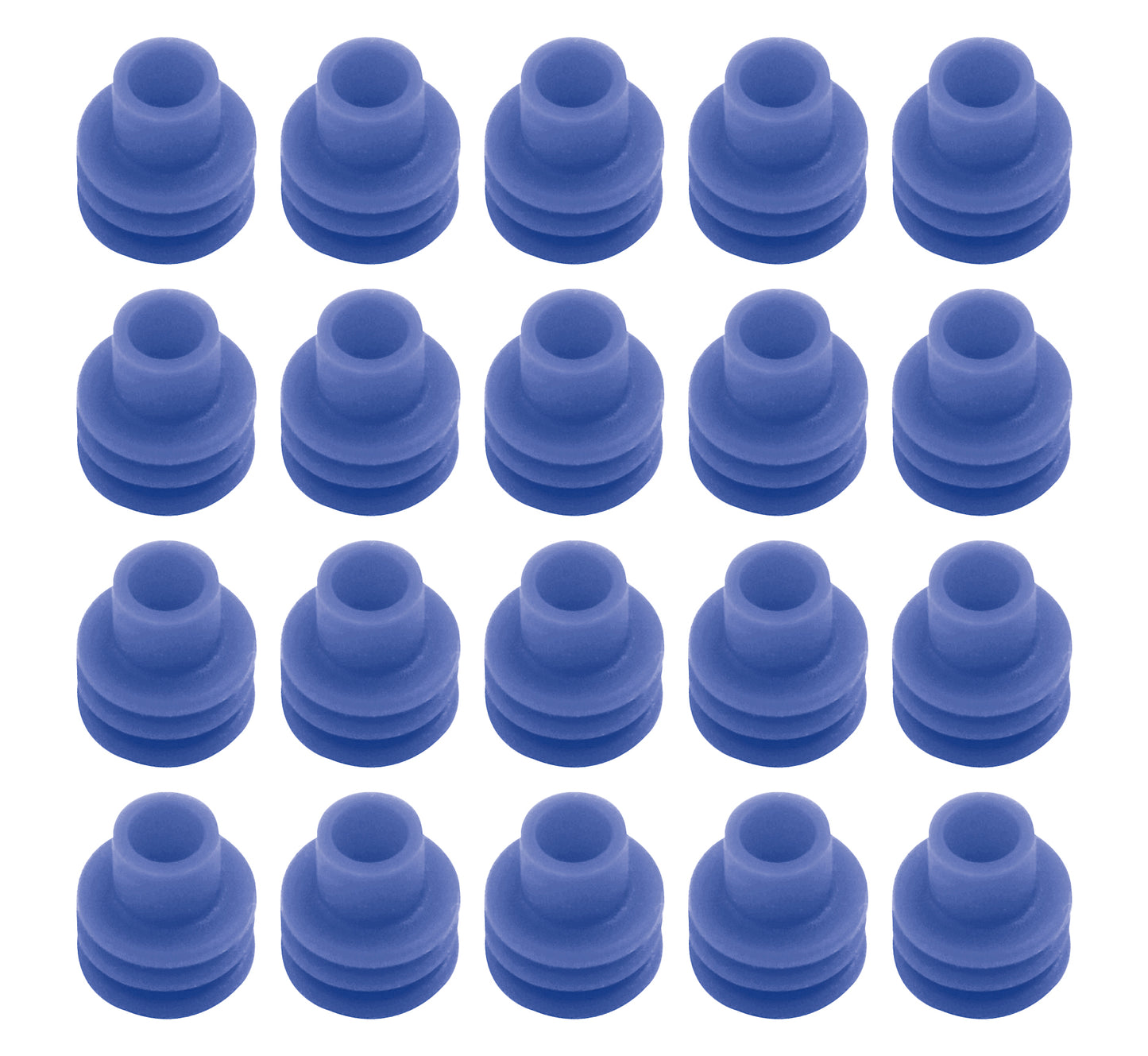 QUICKCAR RACING PRODUCTS Blue Weatherpack Seals 20 pack Ignitions and Electrical Wiring Components main image