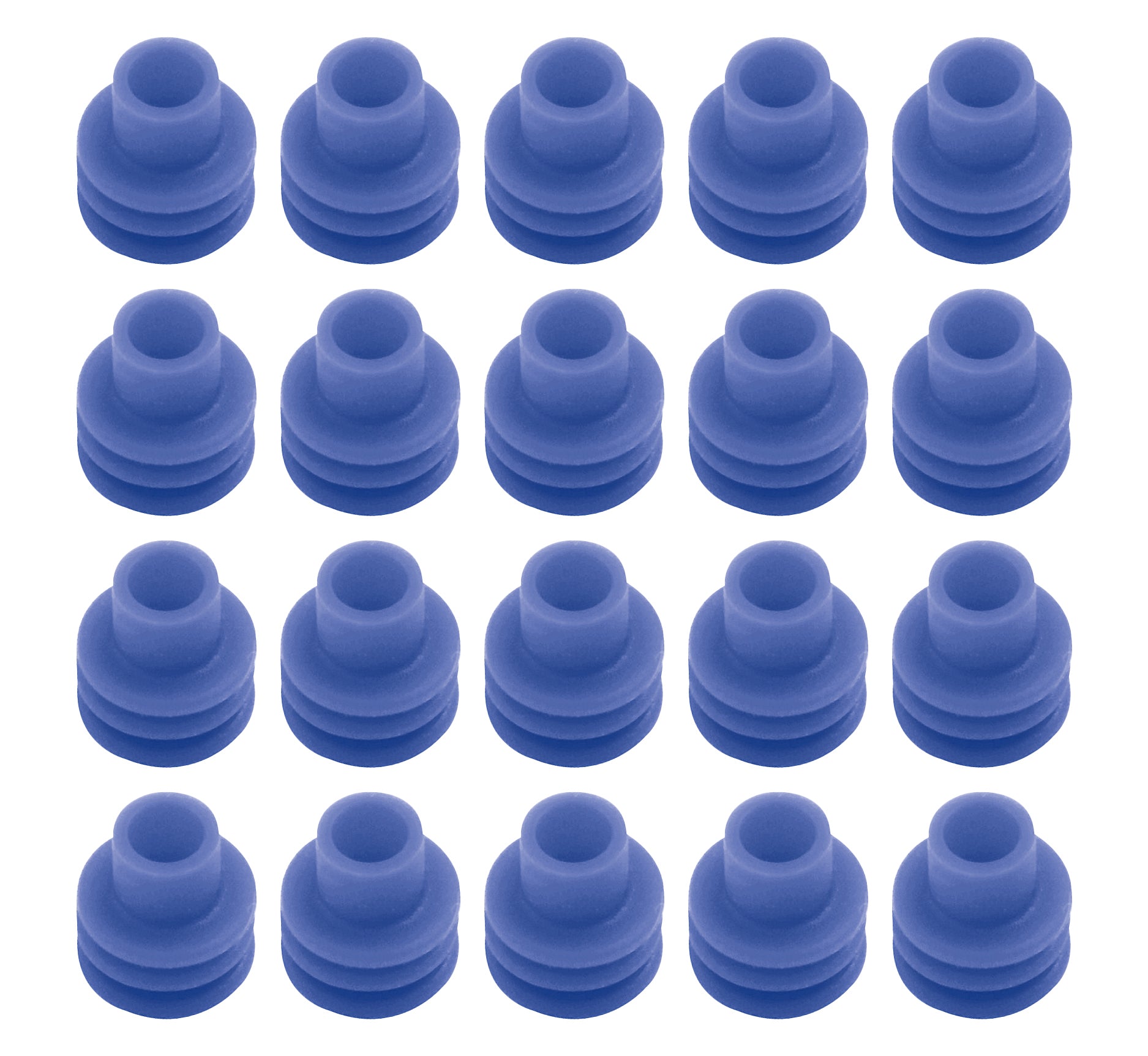 QUICKCAR RACING PRODUCTS Blue Weatherpack Seals 20 pack Ignitions and Electrical Wiring Components main image