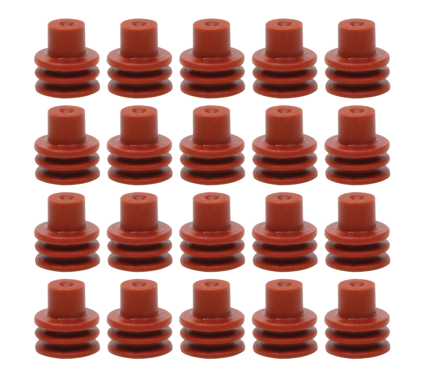 QUICKCAR RACING PRODUCTS Red Weatherpack Seals 20 pack Ignitions and Electrical Wiring Components main image
