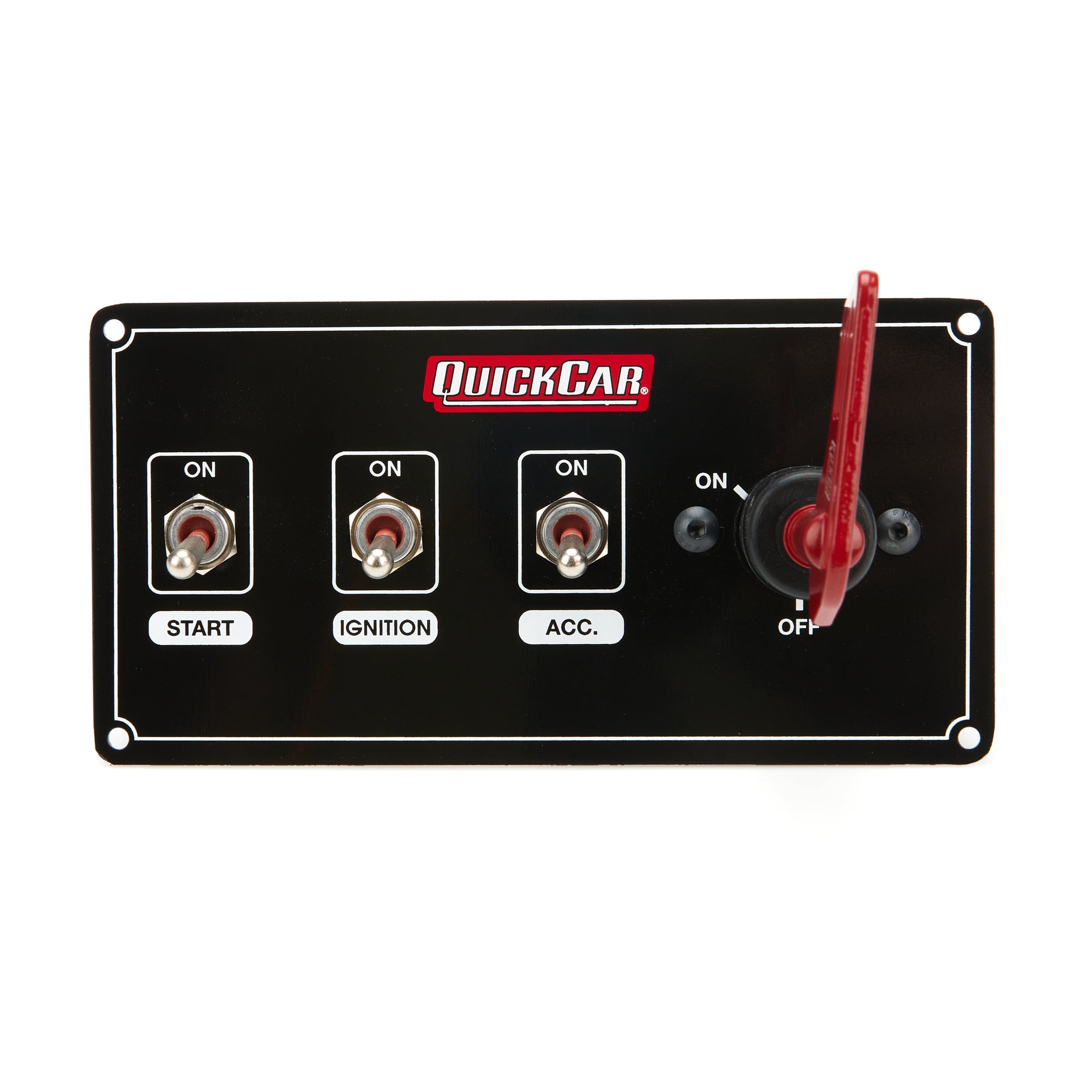 Quickcar Racing Products Ignition Panel Weather Proof w/ MSD 1 Acc. Wiring Components Electrical Switch Panels and Components main image