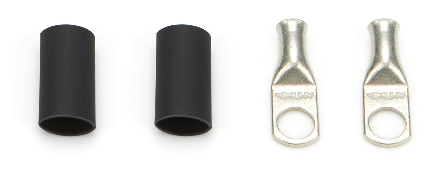 QUICKCAR RACING PRODUCTS Ring Terminal 1/2in 8 Ga w/Heat Shrink Pair Ignitions and Electrical Wiring Components main image