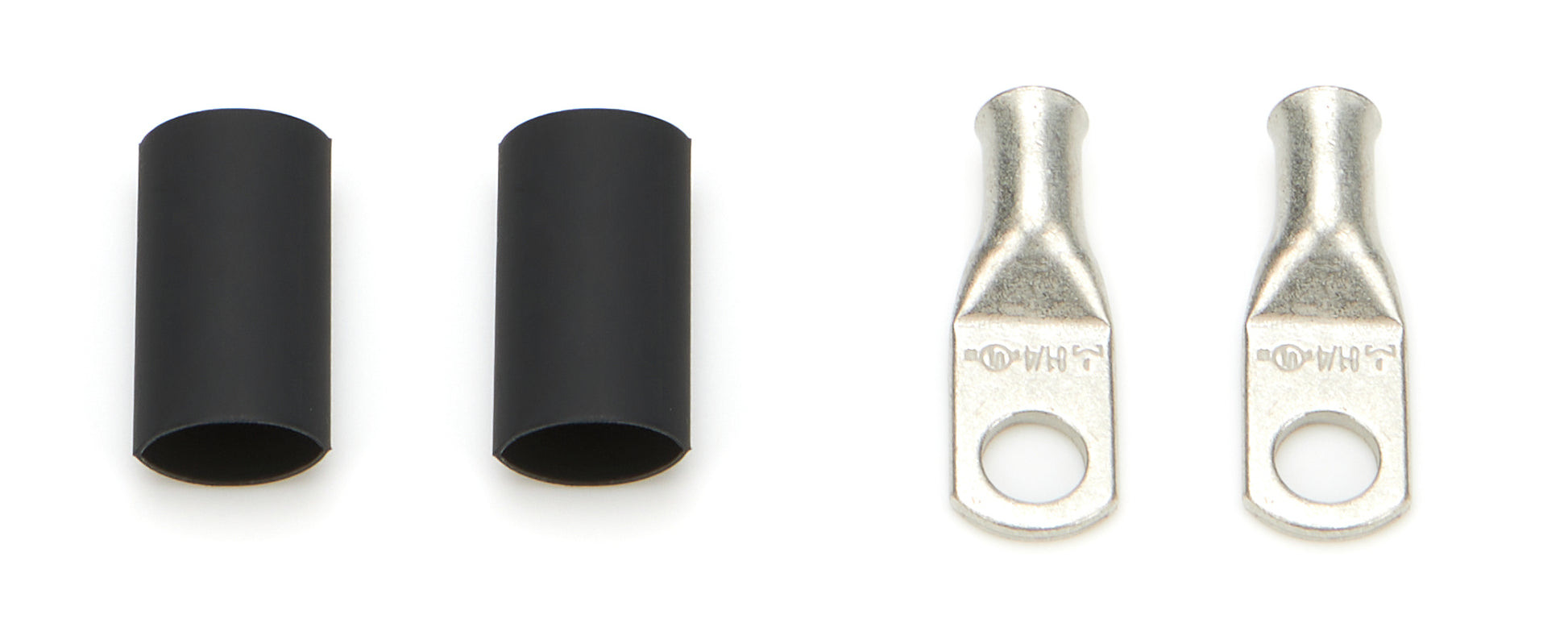 QUICKCAR RACING PRODUCTS Ring Terminals 1/4in 6 Ga w/Heat Shrink Ignitions and Electrical Wiring Components main image