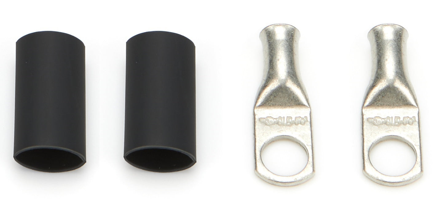 QUICKCAR RACING PRODUCTS Ring Terminals 1/2in 6 Ga w/Heat Shrink Ignitions and Electrical Wiring Components main image