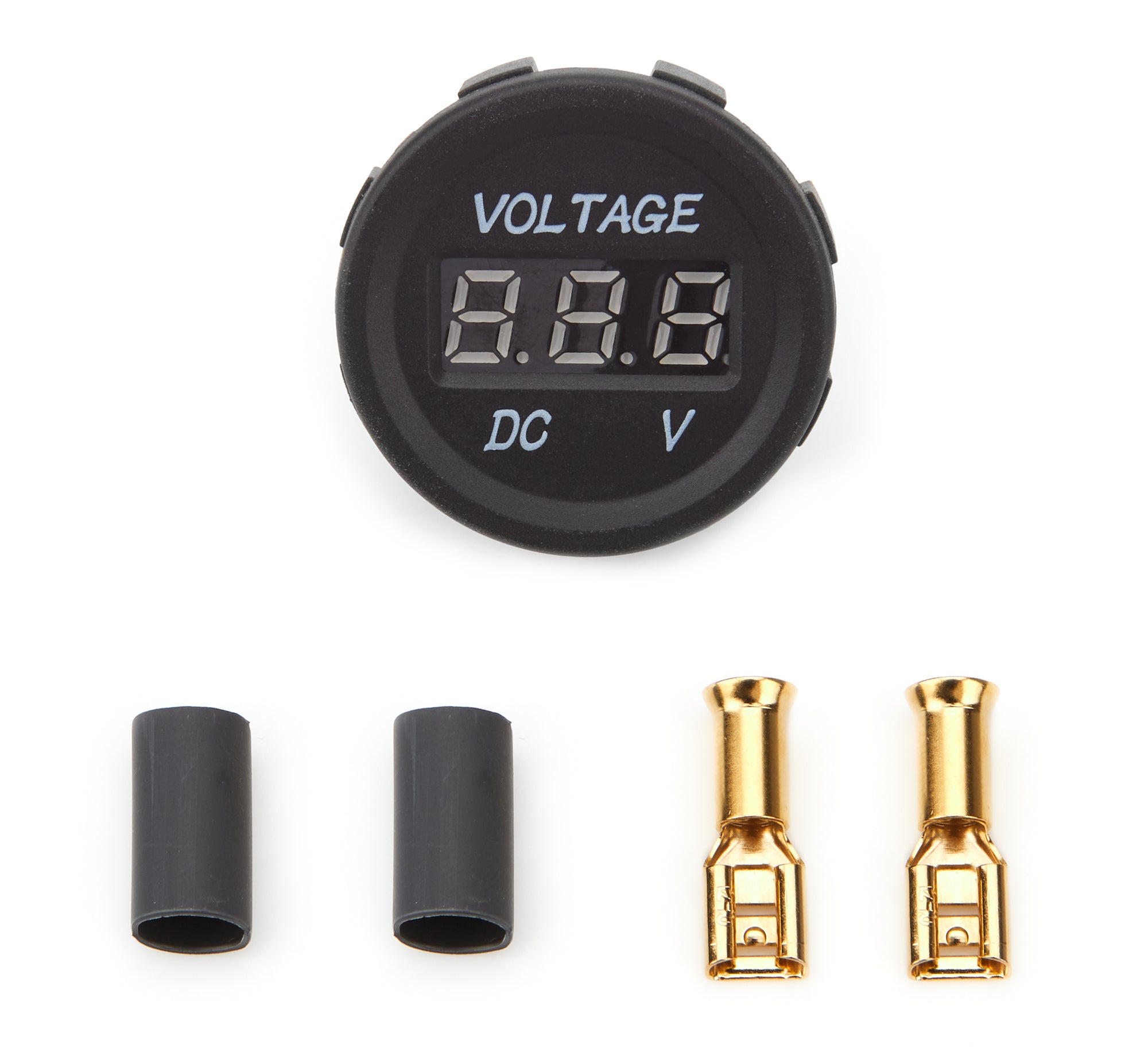 Quickcar Racing Products Volt Gauge 1-3/8in Blue LED Individual Gauges Digital Gauges main image