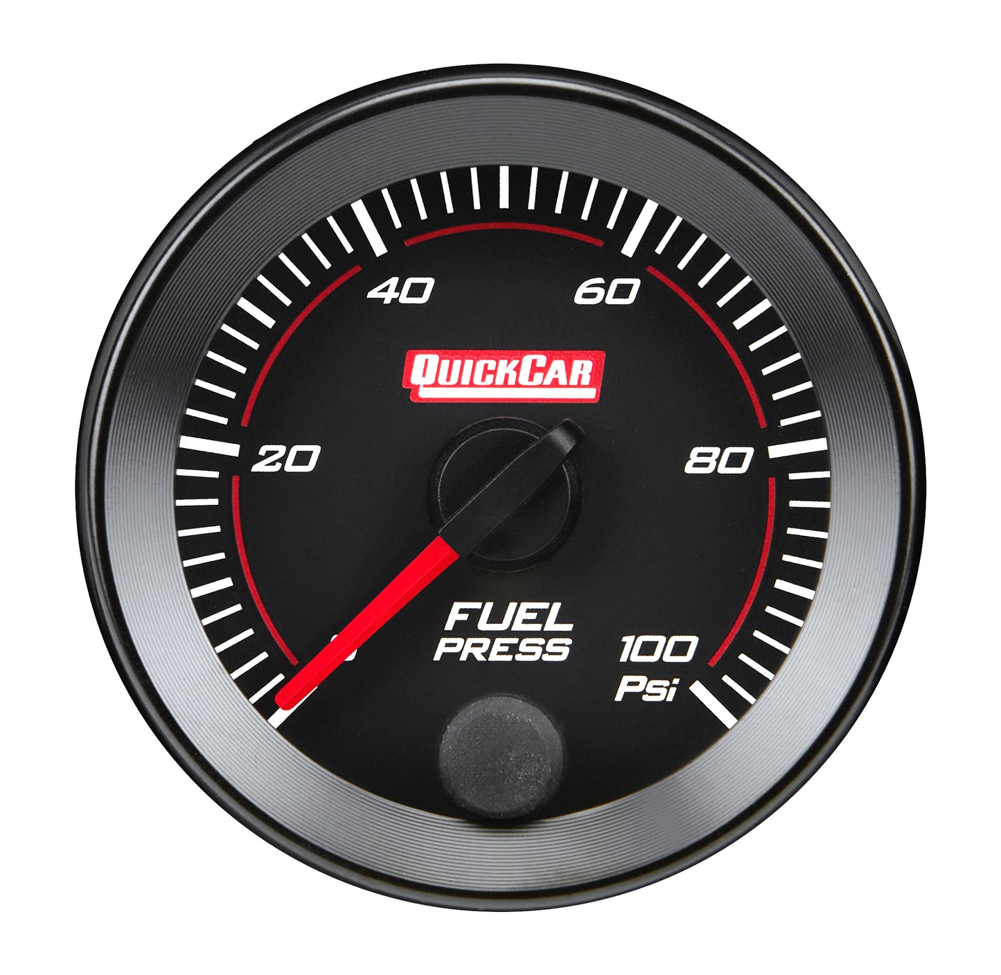 QUICKCAR RACING PRODUCTS RedLine  Gauge 2-1/16in Fuel Pressure  0-100psi Gauges and Accessories Individual Gauges main image