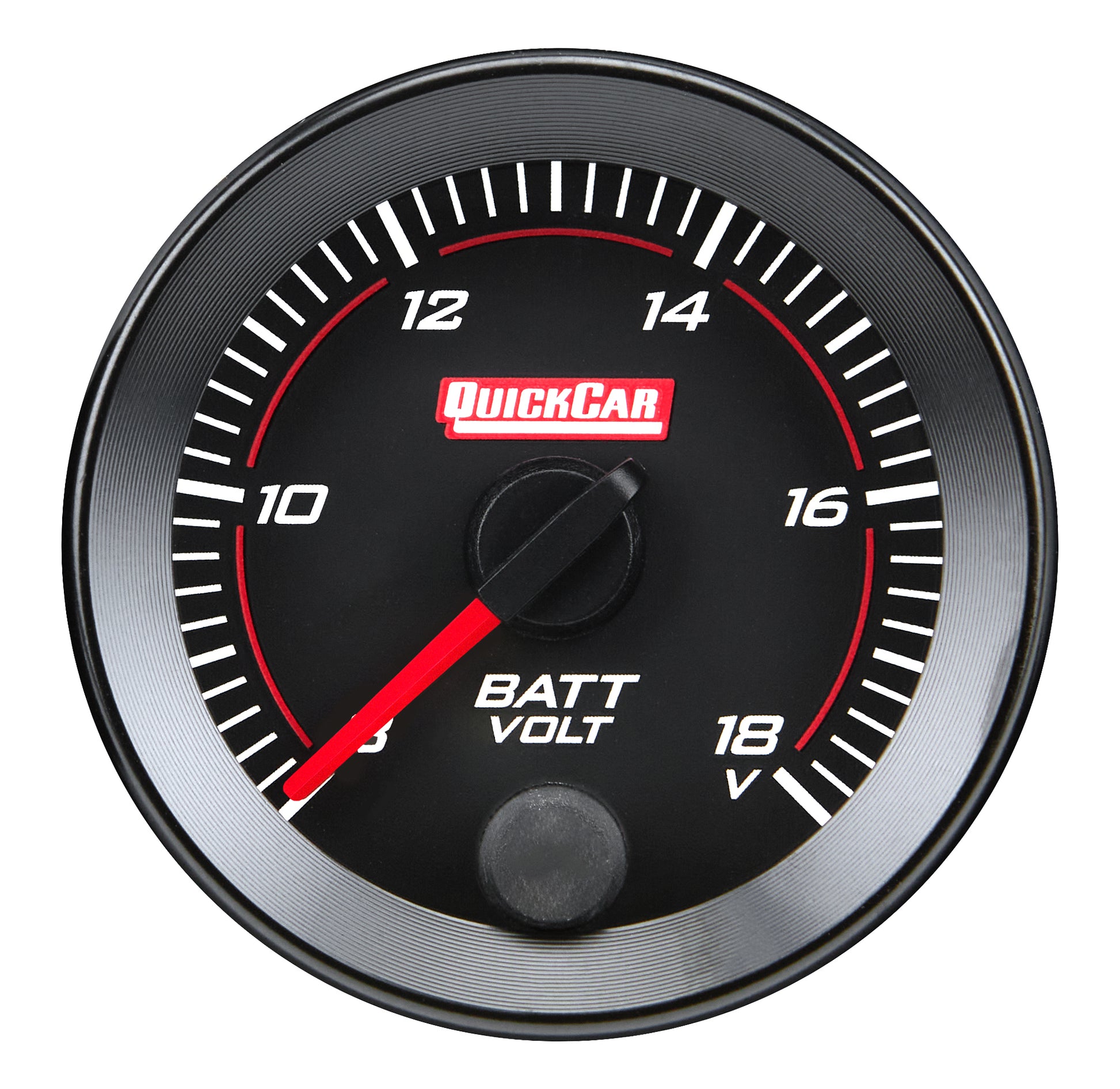 QUICKCAR RACING PRODUCTS RedLine  Gauge 2-1/16in Voltmeter  8-18v Gauges and Accessories Individual Gauges main image
