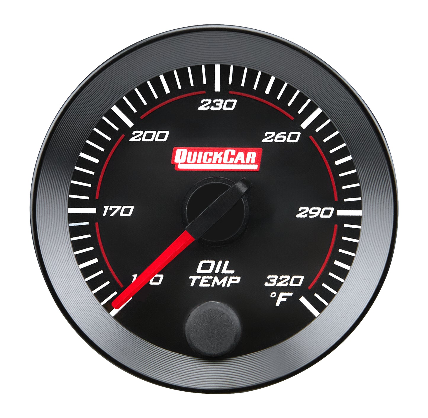 QUICKCAR RACING PRODUCTS RedLine  Gauge 2-1/16in Oil Temperature 140-320F Gauges and Accessories Individual Gauges main image