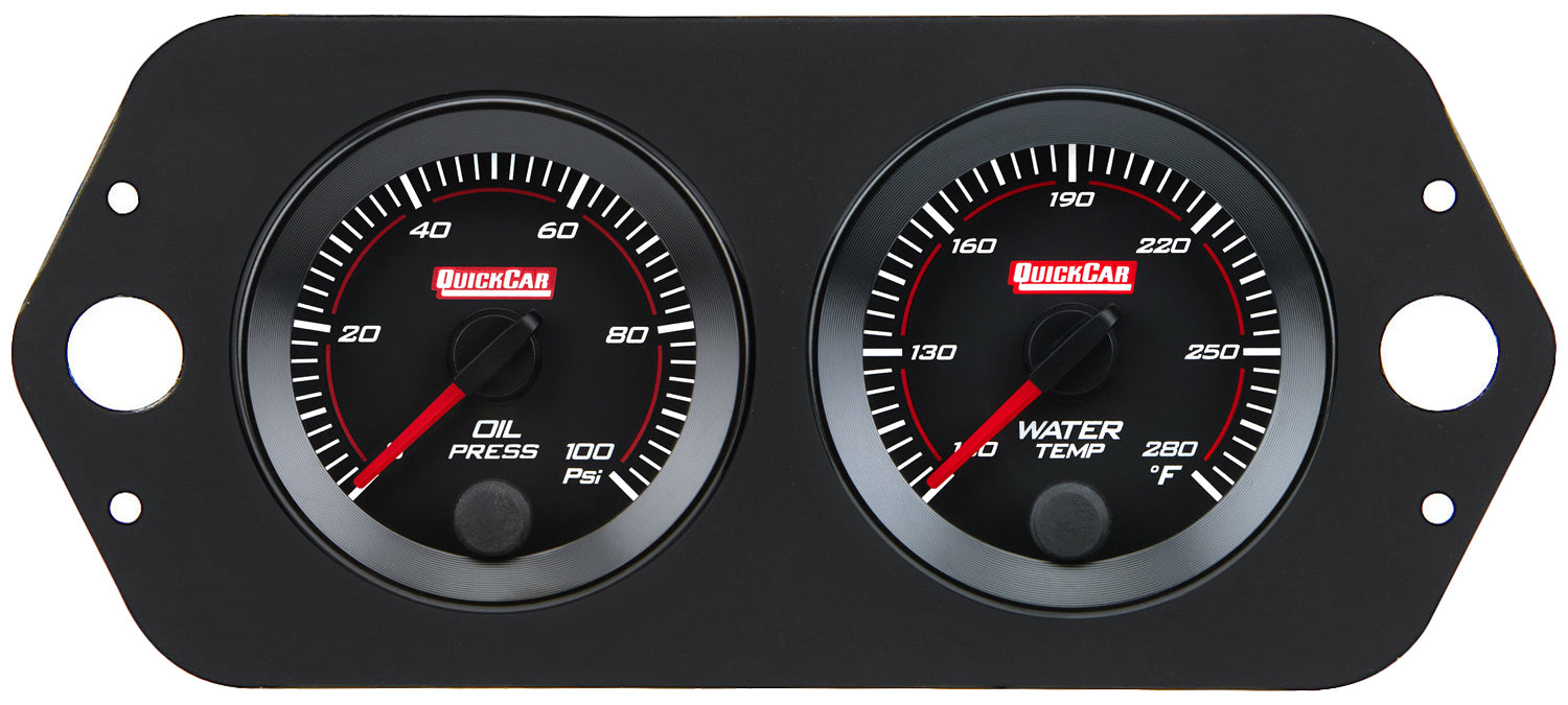 QUICKCAR RACING PRODUCTS RedLine Panel 2-1/16in Midget/Micro Gauges and Accessories Gauge Kits main image