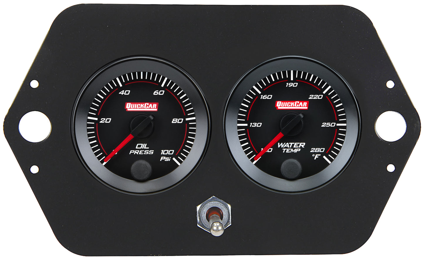 QUICKCAR RACING PRODUCTS RedLine Panel 2-1/16in Sprint  w/Batt & Charger Gauges and Accessories Gauge Kits main image