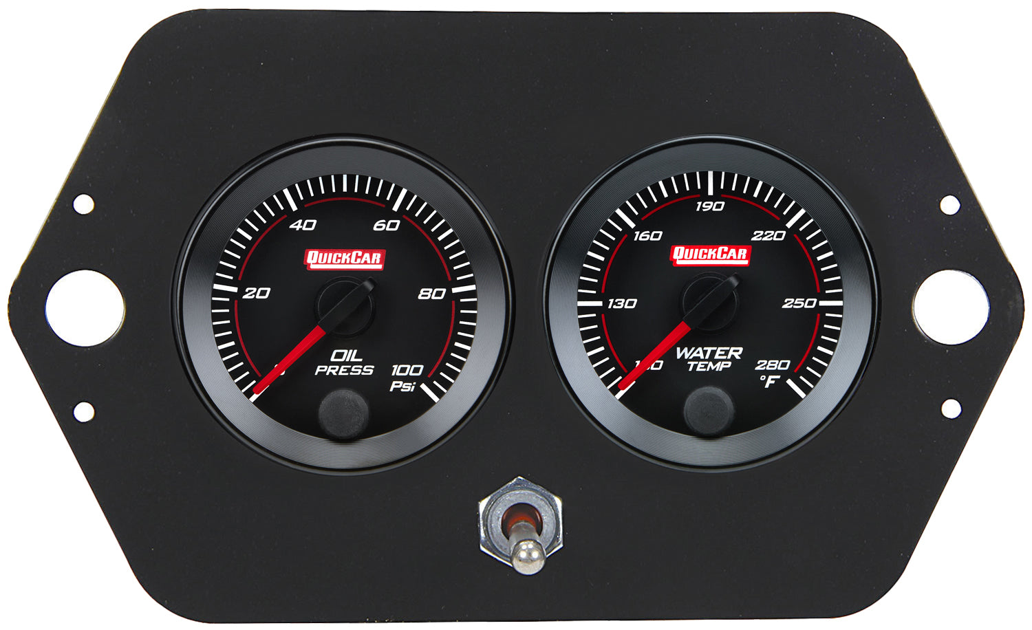 QUICKCAR RACING PRODUCTS RedLine Panel 2-1/16in Sprint  w/Batt & Charger Gauges and Accessories Gauge Kits main image