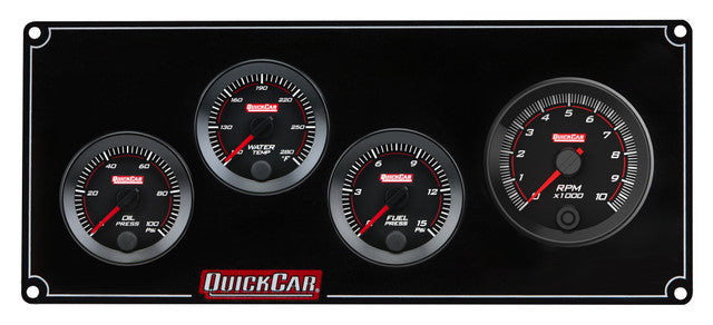 QUICKCAR RACING PRODUCTS RedLine Panel 2-1/16in 3-1 OP/WT/FP15 Gauges and Accessories Gauge Kits main image