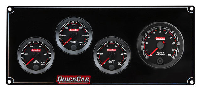 QUICKCAR RACING PRODUCTS RedLine Panel 2-1/16in 3-1 OP/WT/VT Gauges and Accessories Gauge Kits main image
