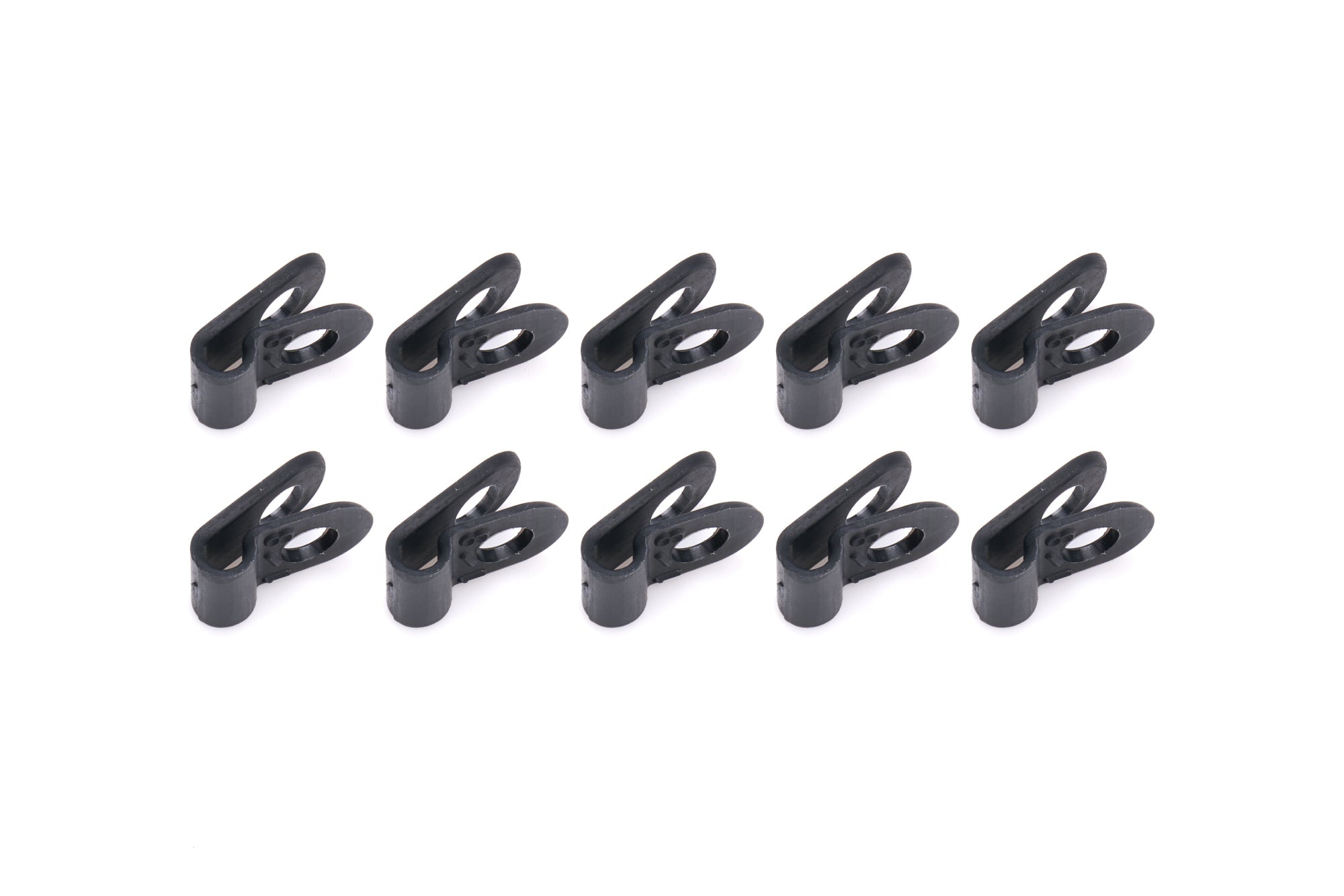 Quickcar Racing Products Adel Line Clamps Nylon 1/8in 10pk Clamps and Brackets Hose Support Brackets main image