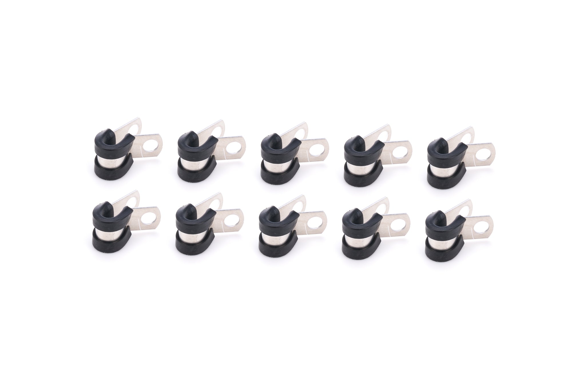 Quickcar Racing Products Adel Line Clamps Alum 1/4in 10pk Clamps and Brackets Hose Support Brackets main image