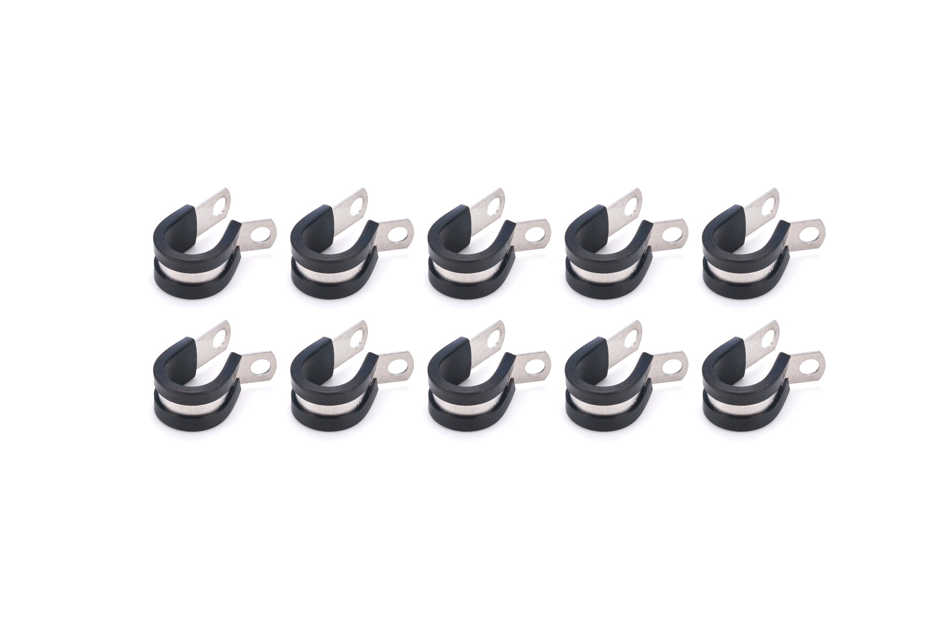 Quickcar Racing Products Adel Line Clamps Alum 5/8in 10pk Clamps and Brackets Hose Support Brackets main image