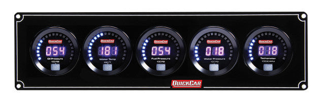 QUICKCAR RACING PRODUCTS Digital 4-1 Gauge Panel OP/WT/FP100/WP Gauges and Accessories Gauge Kits main image