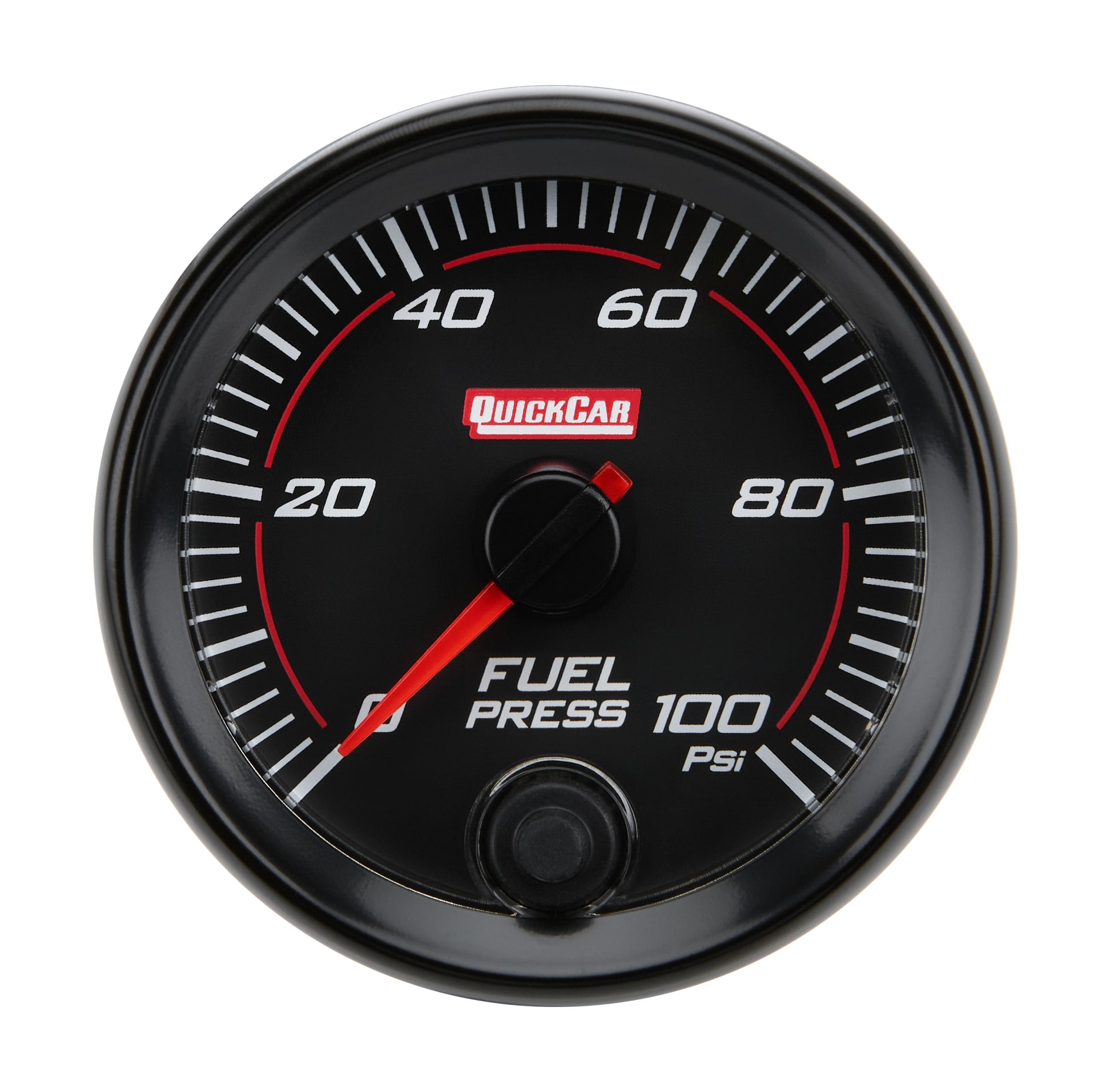 QUICKCAR RACING PRODUCTS RedLine  Gauge 2-5/8in Fuel Pressure  0-100psi Gauges and Accessories Individual Gauges main image