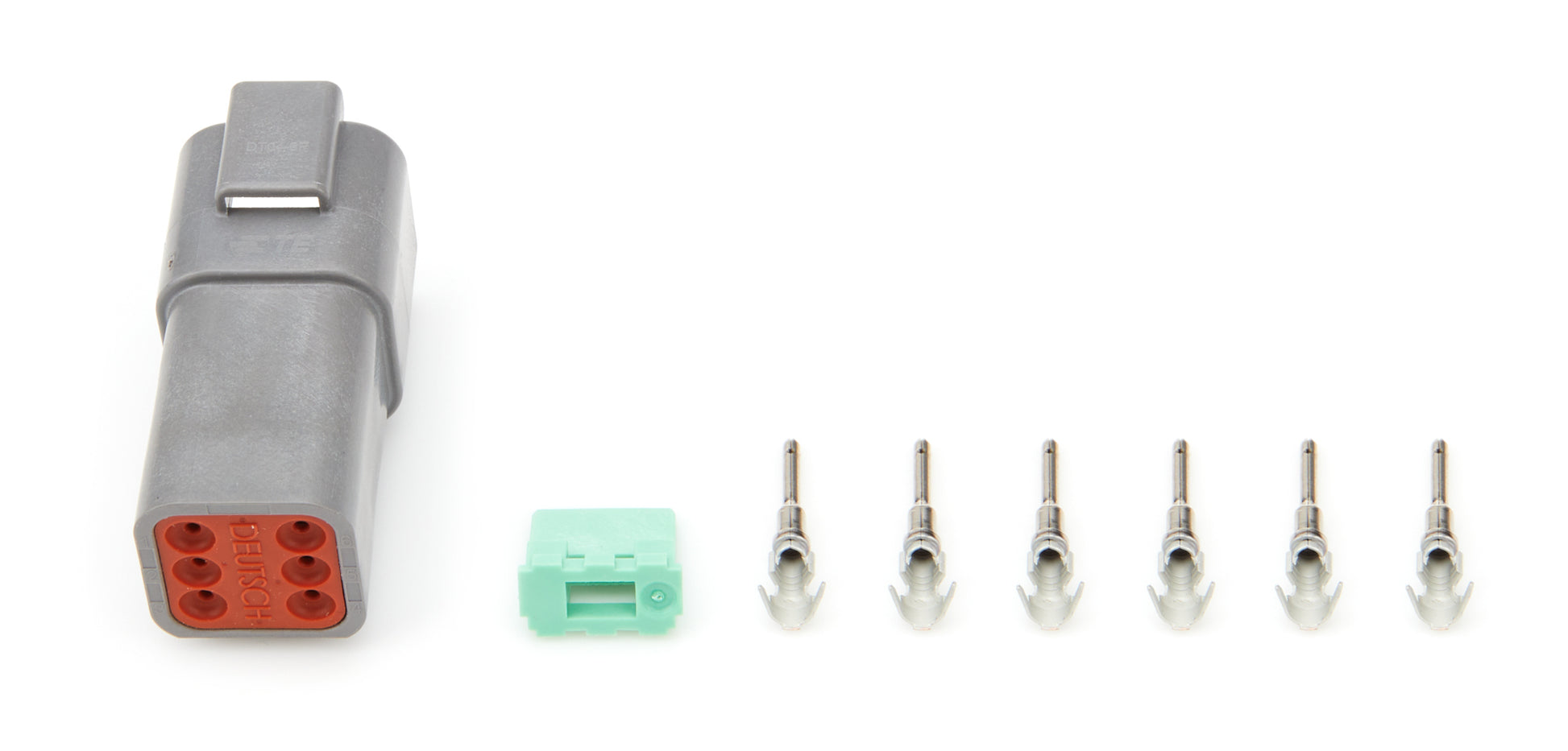 Quickcar Racing Products Plug Deutsch 6 Pin Receptacle Wiring Components Wiring Connectors and Terminals main image