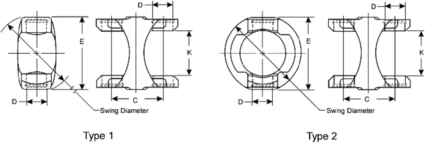Spicer Double Cardan CV H Yoke 3-26-757