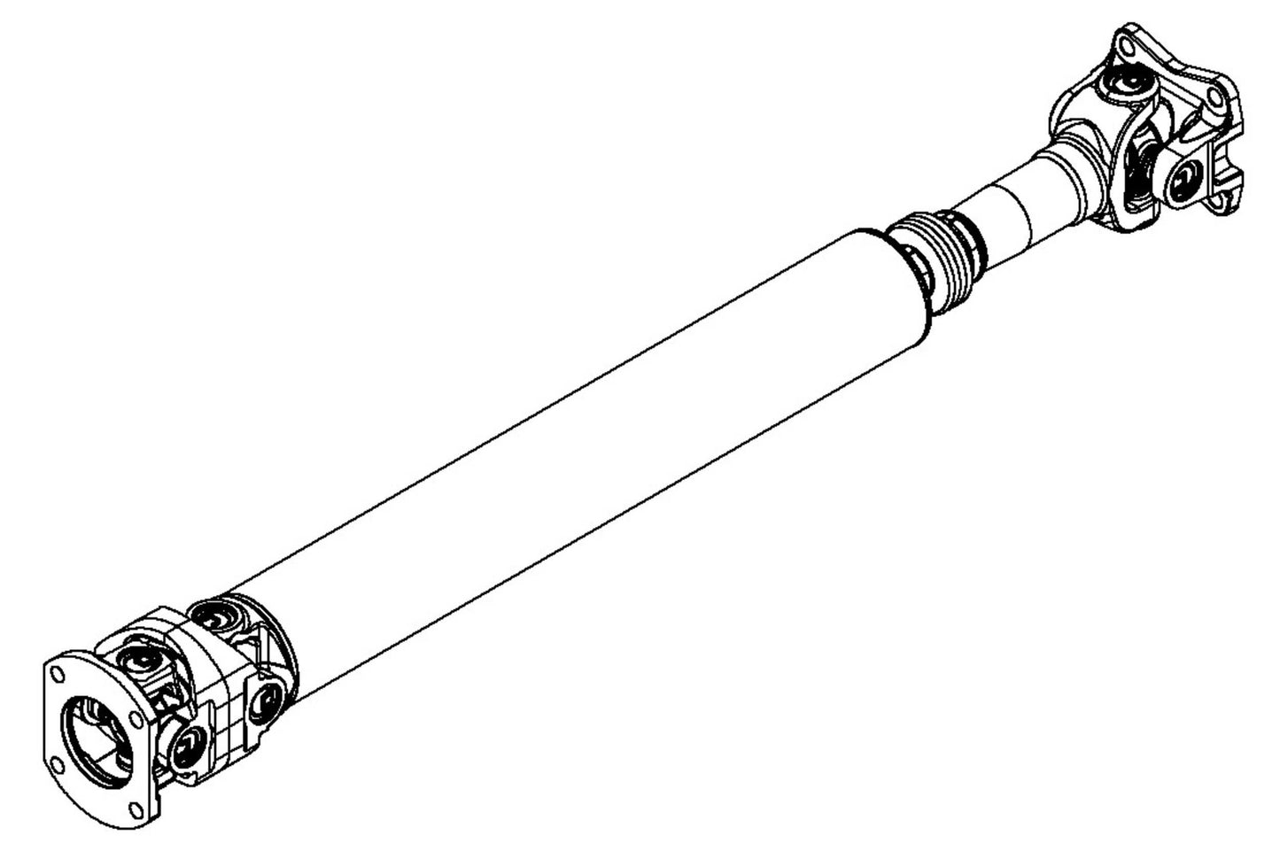 Spicer Drive Shaft Assembly 5004942-884M