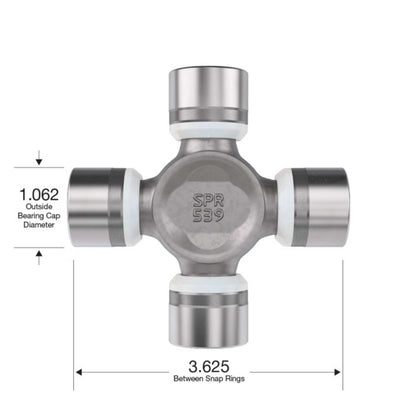 Dana Spicer Chassis Universal Joint 1330/SPL 25 Series OSR 1.062 Cap 5-1330X