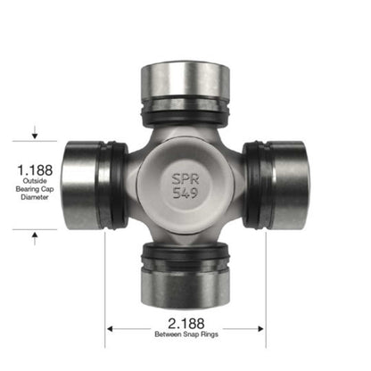 Dana Spicer Chassis Universal Joint 1410 Ser ies OSR 1.188 Cap 5-160X