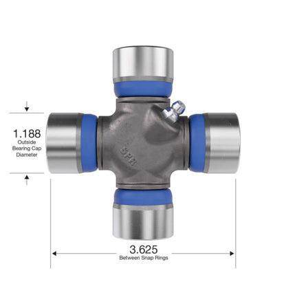 Dana Spicer Chassis Universal Joint 1350 Ser ies OSR 1.188 Cap DAN5-178X