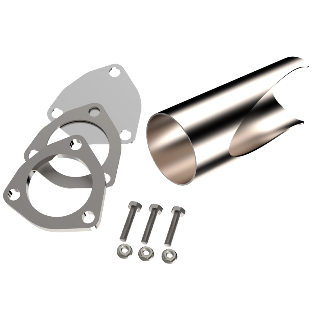 QUICK TIME PERFORMANCE 2.5in Stainless Steel Exhaust Cutout Exhaust Exhaust Pipes, Systems and Components main image
