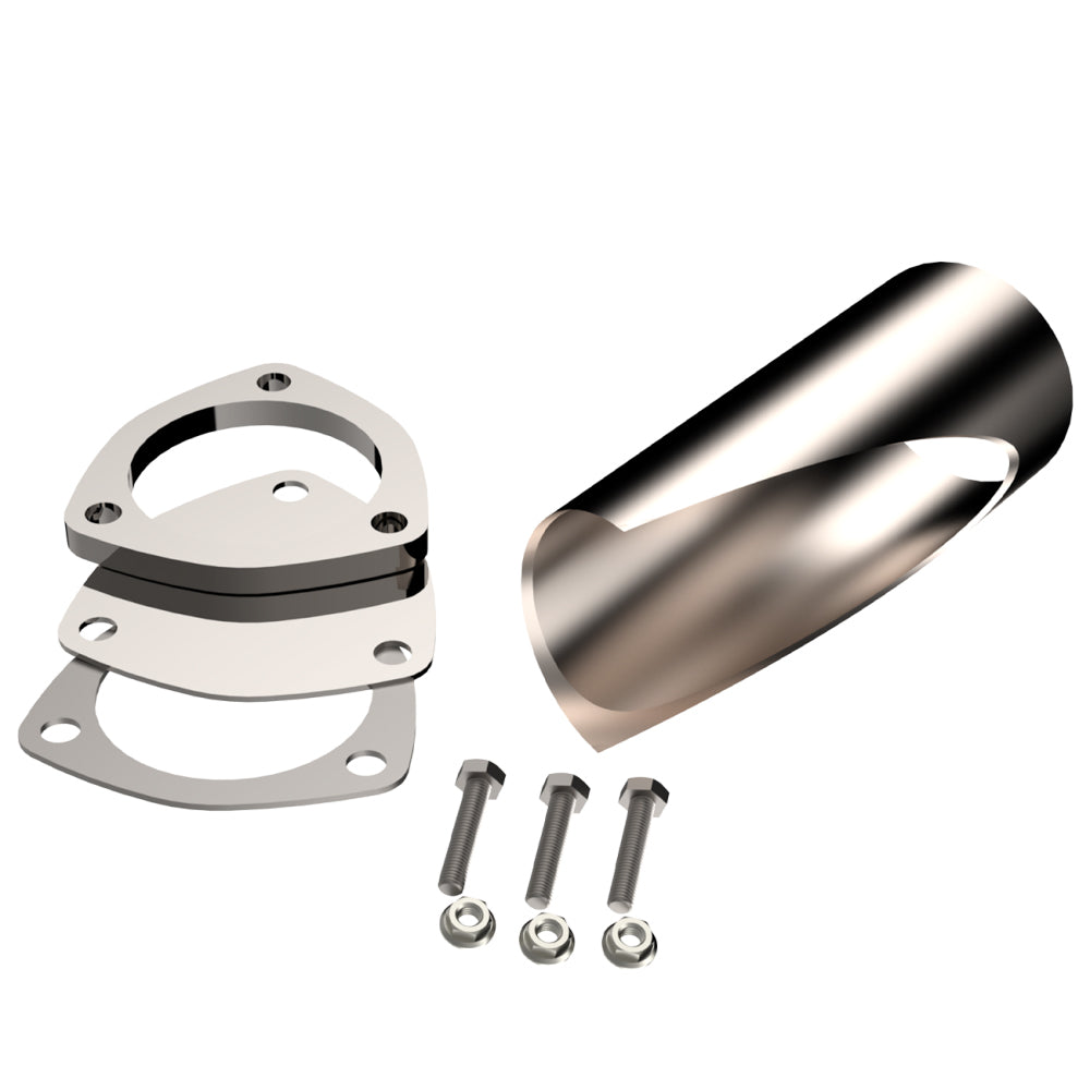 QUICK TIME PERFORMANCE 3in Stainless Steel Exhaust Cutout Exhaust Exhaust Pipes, Systems and Components main image