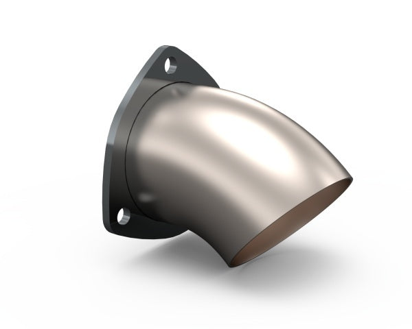 QUICK TIME PERFORMANCE 3.5in Stainless Turndown Exhaust Exhaust Pipes, Systems and Components main image