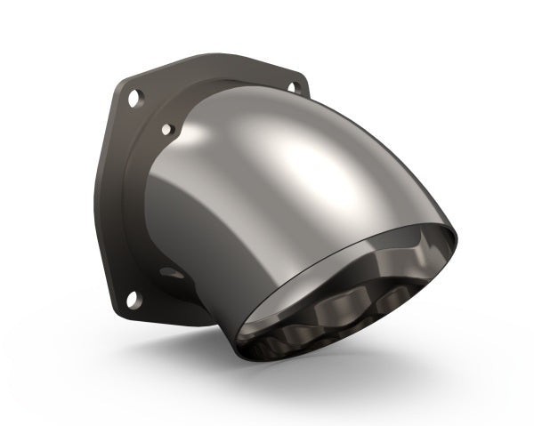 QUICK TIME PERFORMANCE 5in Stainless Turndown Exhaust Exhaust Pipes, Systems and Components main image