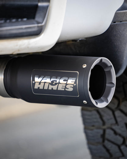 Vance and Hines Vance & Hines 4inX5inX12in Universal Exhaust Tip Eliminator Black Catback Exhaust 46910