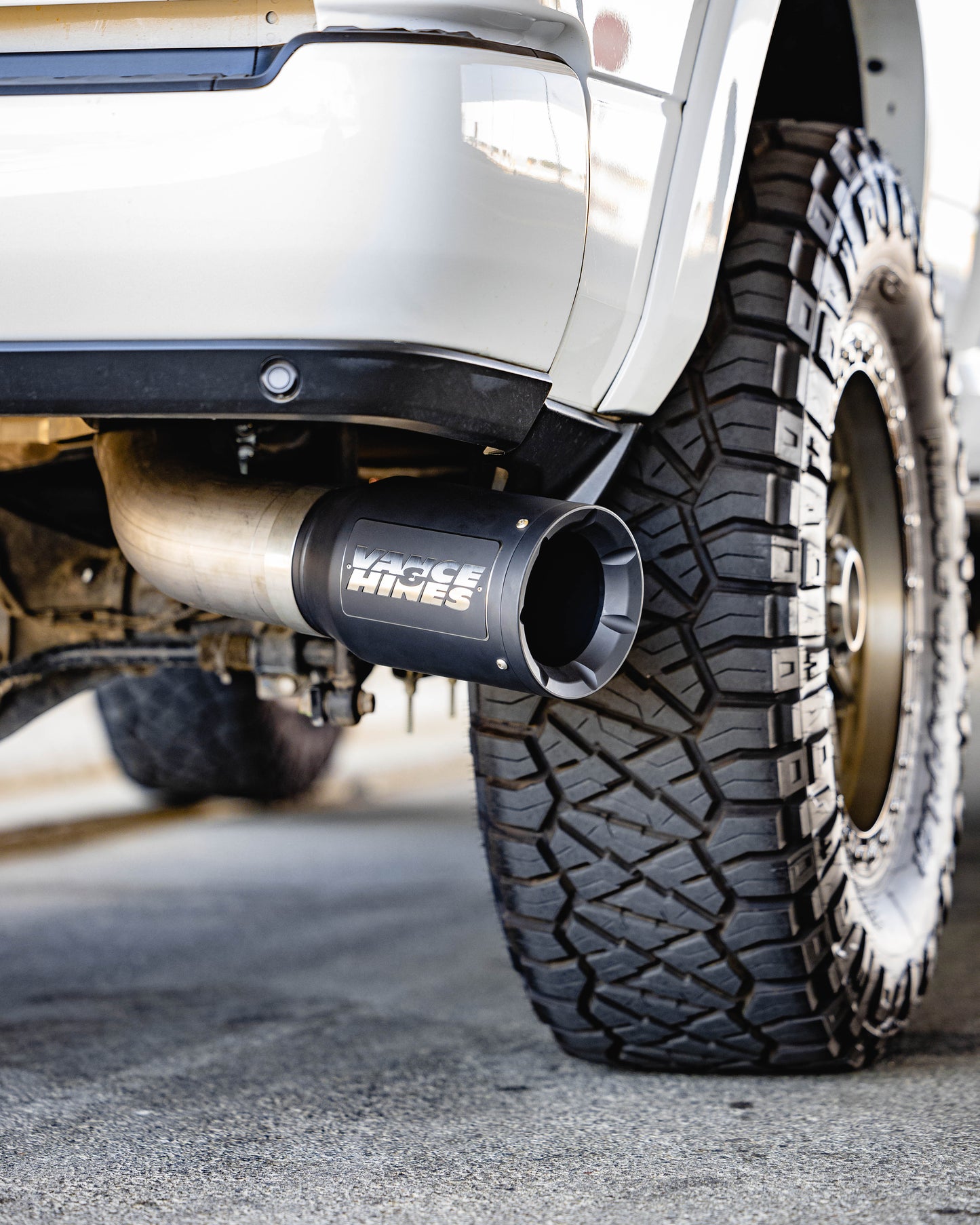 Vance and Hines Vance & Hines 4inX5inX12in Universal Exhaust Tip Eliminator Black Catback Exhaust 46910