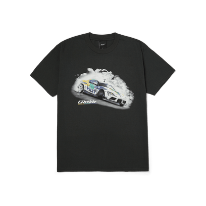GReddy HUF x GReddy Racing Performance (oversized) Tee - Washed Black