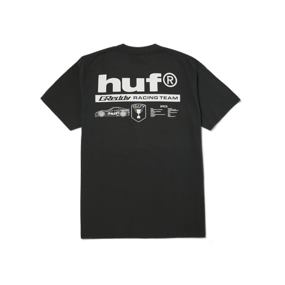 GReddy HUF x GReddy Racing Performance (oversized) Tee - Washed Black
