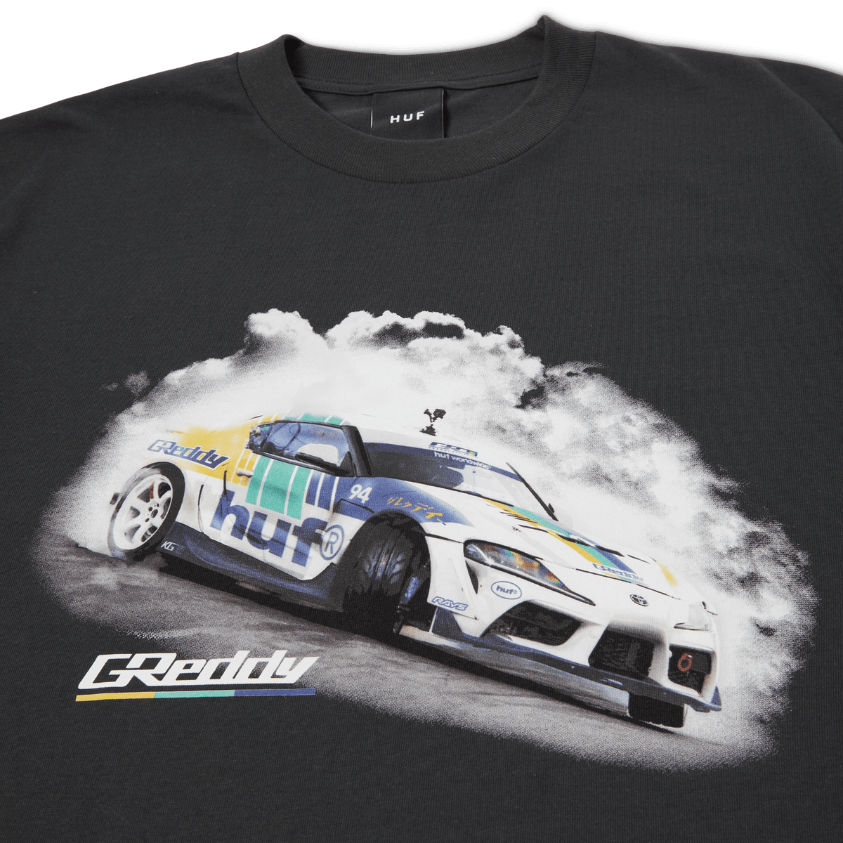 GReddy HUF x GReddy Racing Performance (oversized) Tee - Washed Black