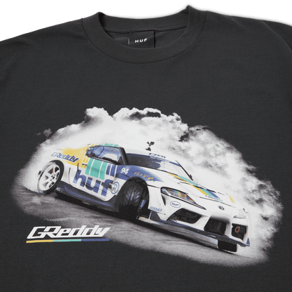 GReddy HUF x GReddy Racing Performance (oversized) Tee - Washed Black