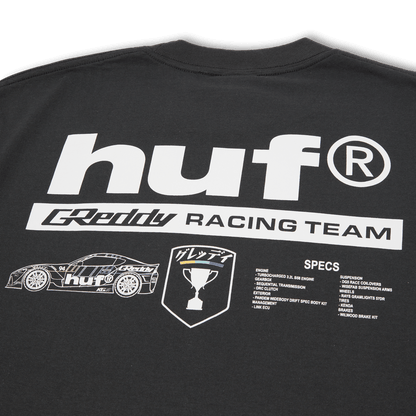 GReddy HUF x GReddy Racing Performance (oversized) Tee - Washed Black