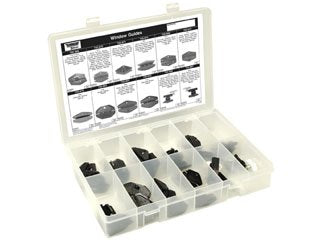 Dorman Autograde Window Guide Tech Tray with 48 Piece Assortment and Visual Reference Guide 030-202