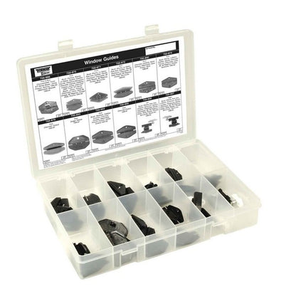 Dorman Autograde Window Guide Tech Tray with 48 Piece Assortment and Visual Reference Guide 030-202